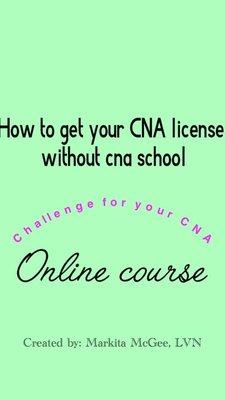 Cna challenge Program.. challenge the cna exam for certification $399