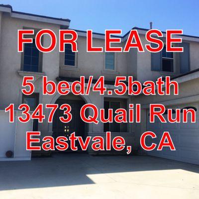 For lease in Eastvale