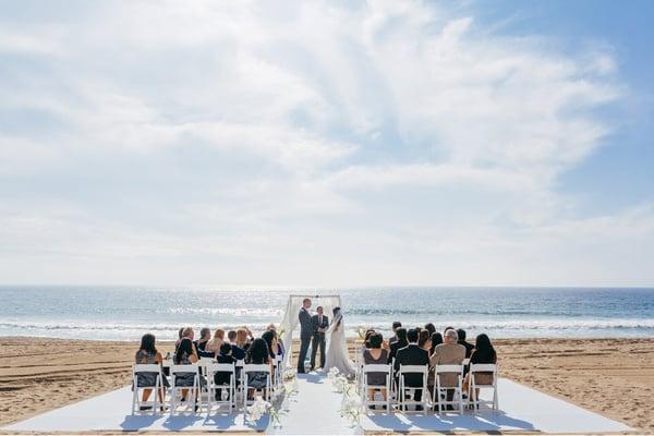 Elizabeth + Christopher at Sunset Restaurant, Malibu