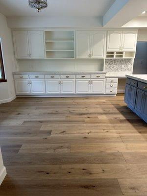 The new flooring in our ranch home