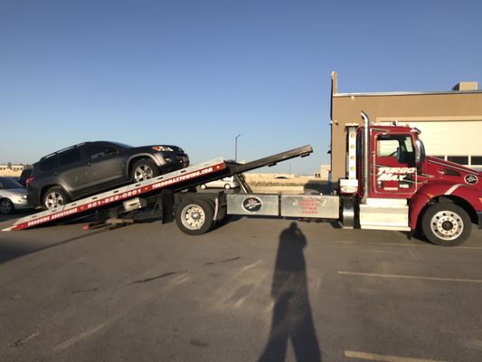 Towing and Roadside assistance for a Toyota Rav.   By Turbo Max Towing in Utah