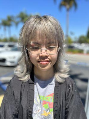 Asian client wanted K-Pop color n cut