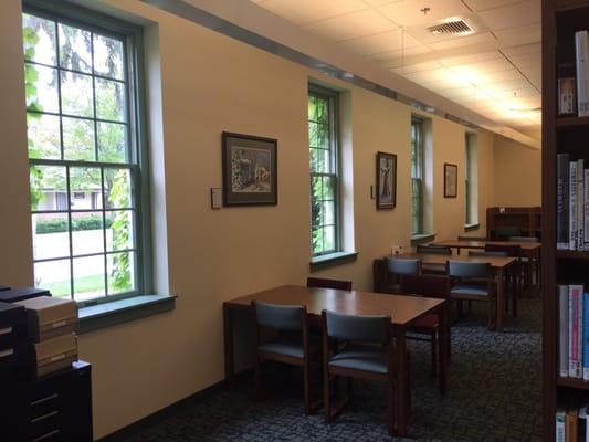 Study tables, beautiful windows