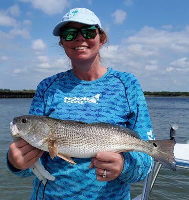 Happy smiles for this healthy red fish!