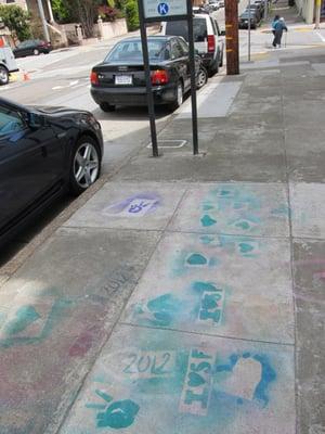 Washable street art