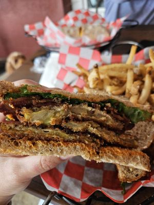 Fried green tomato blt