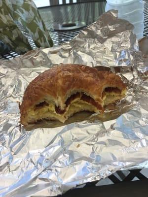 Bacon egg and cheese croissant is amazing!