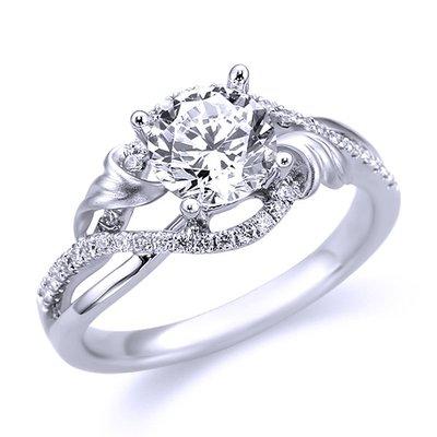 Parade diamond engagement ring available at Andrews Jewelers.