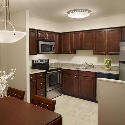 Kitchen at ARK Villas Furnished Suites and Apartments