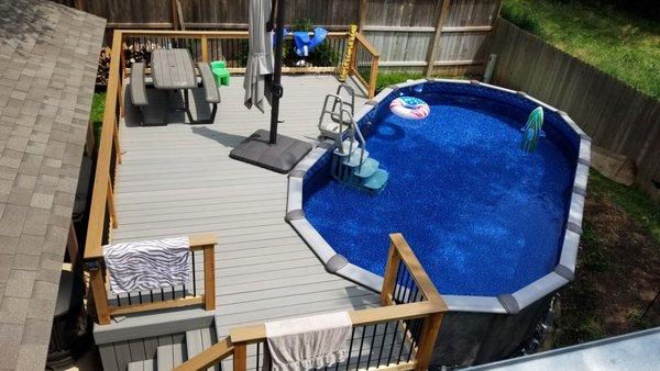 12'x24' Triton from A-Tex Above Ground Pools - March 2023