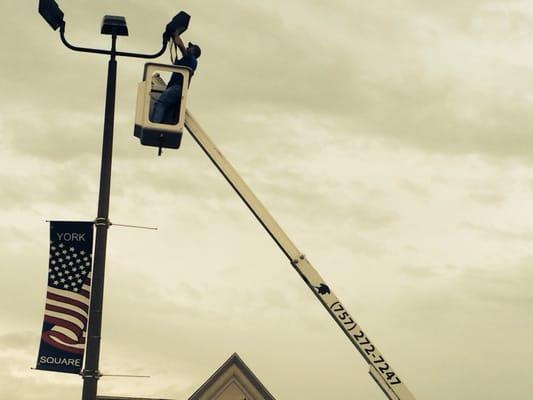 Bucket truck service available