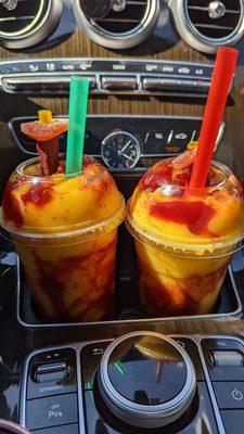 Mangonada preparada.