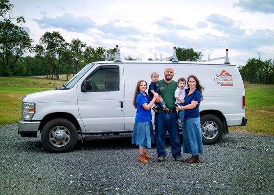 My wife and I with our beautiful children!