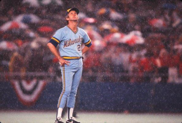 Brewers pitcher Don Sutton during Game 6 of the 1982 World Series.