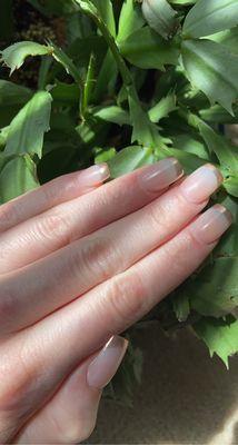 Gold french tip