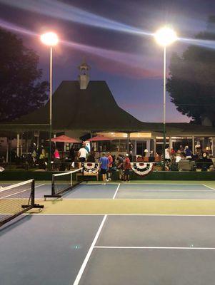 Fun Times Tonight, at the Newport Beach Pickleball Club... at The Tennis Club in Newport Beach, CA (9/13/2019)