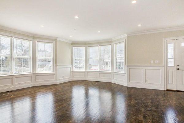 great light and hardwood floors