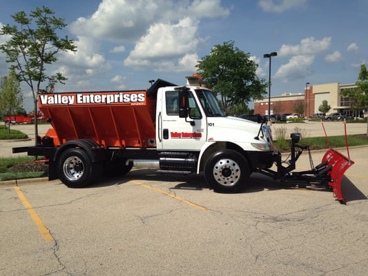 One of the salt/plow trucks