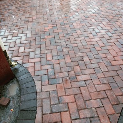 Patio walkway into beautiful patio space Bergenfield NJ