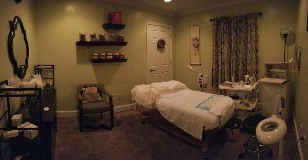 Facial treatment room