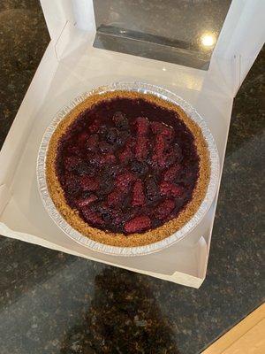 Blackberry Key Lime Pie