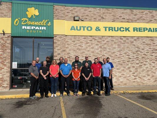 O'Donnells's Auto & Truck Repair staff.