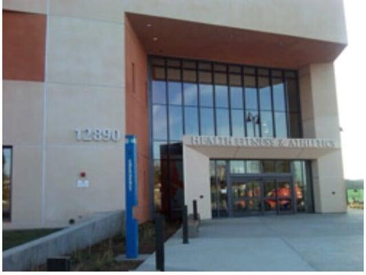 Entrance to the fitness center