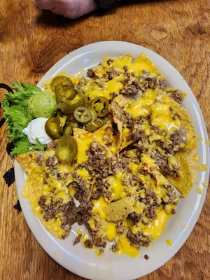 Beef nachos