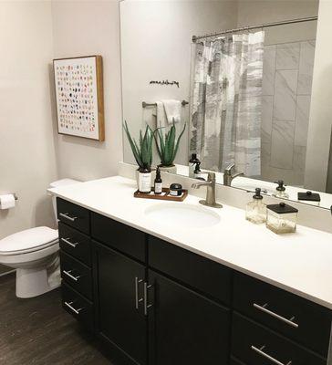 Bathroom with Quartz Countertops