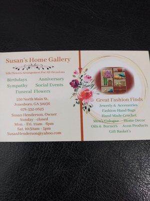 Look at our business card we carry a variety of items y would not be disappointed