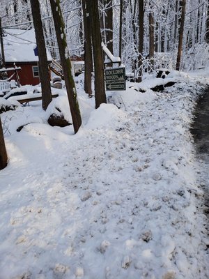 Still have snow in the early part of March 2019.