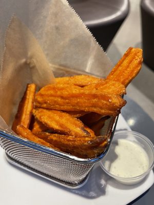 Sweet potato steak fries (first time ever dining here)