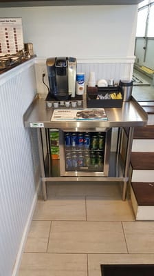 Our  Coffee and refreshments station for your pleasure