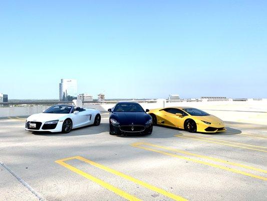 Audi R8/Maserati Granturismo/ Lamborghini Huracan