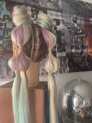 Festival fantasy hairstyling idea