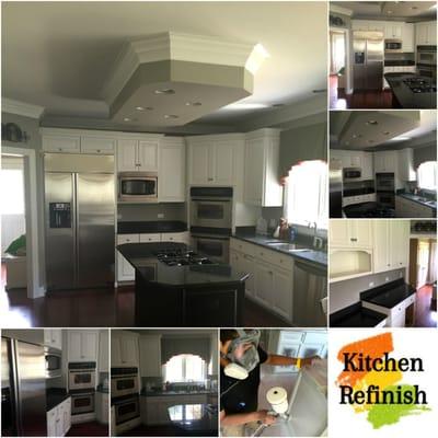 Kitchen refinishing and painting in St. Charles