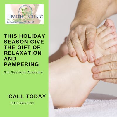 This year give the gift of relaxation and a healthy body. Gift certificates available today!