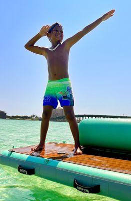 Kid-friendly pontoon charter