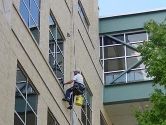 RDS (rope descent system) work on the Berry building at MVH