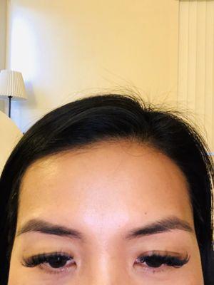 Love how Renu cleaned up my brows