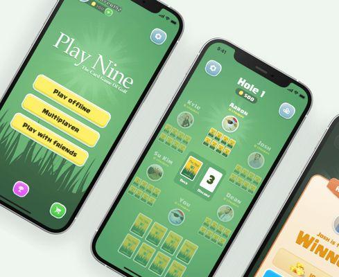 play nine golfing game application