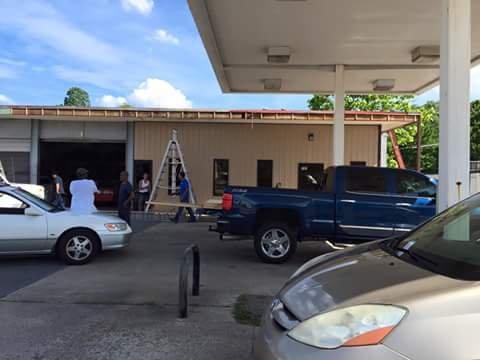 Laxton's new shop where my truck was worked on