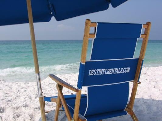 Sample of the view from your chairs when you stay with Destin FL Rentals.