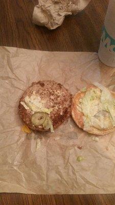 2orders of nuggets were cold. 1order was the wrong sandwich. See picture for the 4th order.