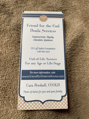 Friend For the End Doula Services