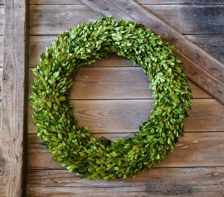 Boxwood Country Manor Wreath - Round - 20"
 https://www.millsfloral.com/boxwood-country-manor-wreath-round-20/