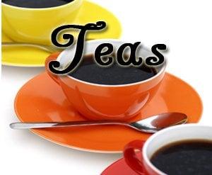 We carry 100's of teas - herbal teas, flavored rooibos tea, flavored black, white & green teas and delicious chai teas.