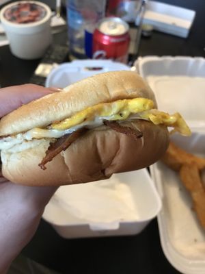 Bacon egg and cheese