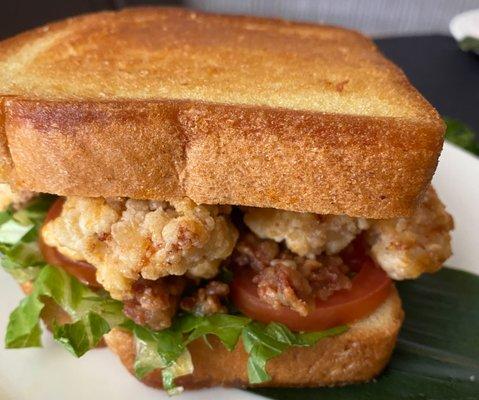 Fried chicken BLT