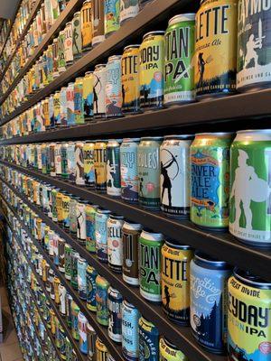 Great selection of all the Great Divide beer selections!